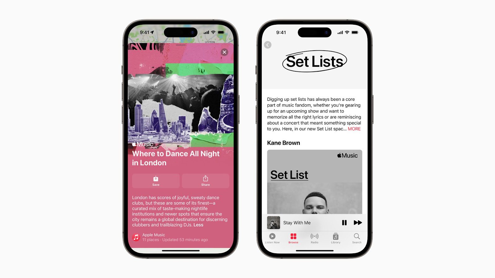 Lista utworów w Apple Music