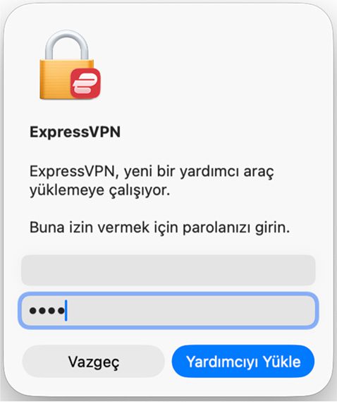 The Install Helper prompt on Mac.