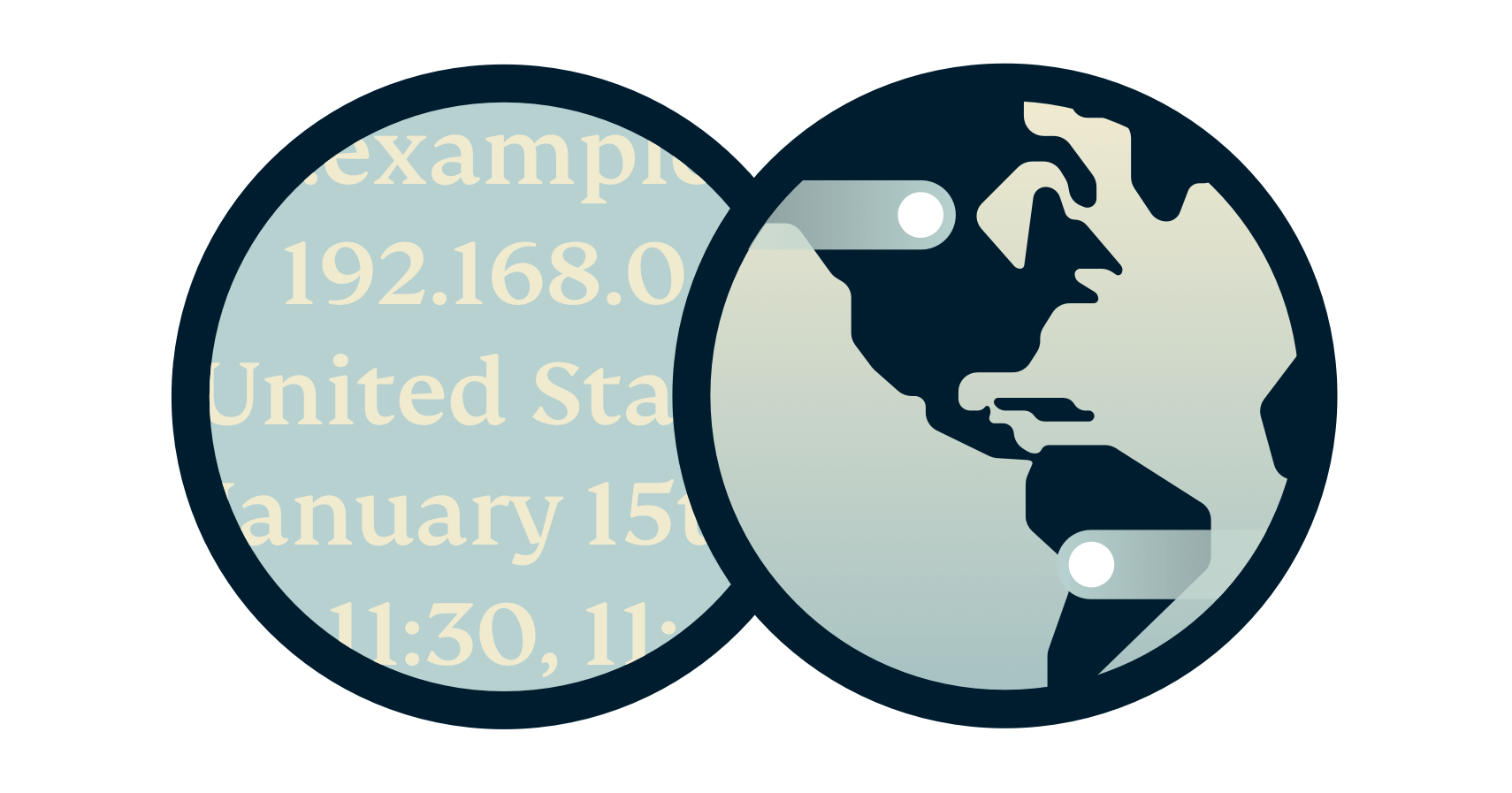 Klode ved siden av IP-adresser og URL-adresser.