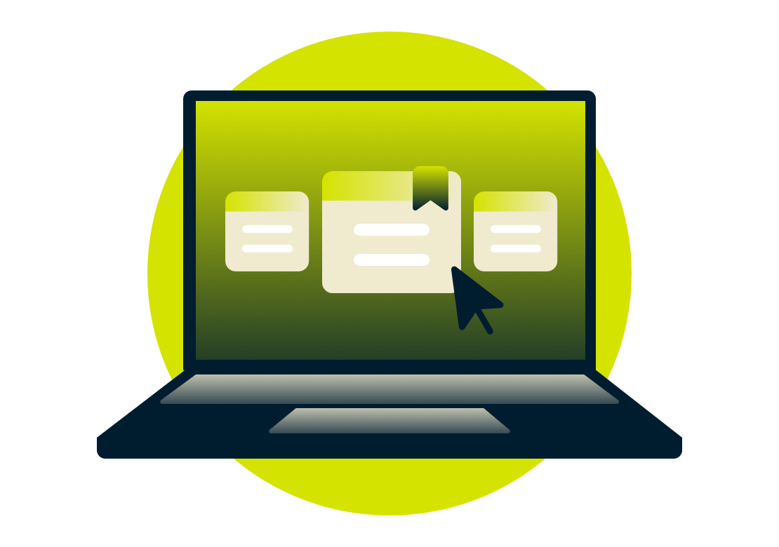 Pantalla de ordenador portátil con selección de suscripciones a planes VPN.
