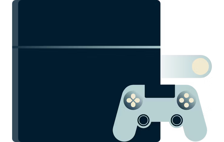 En PlayStation-controller.