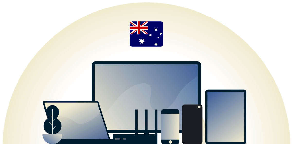 Australien VPN schützt eine Vielzahl von Geräten.