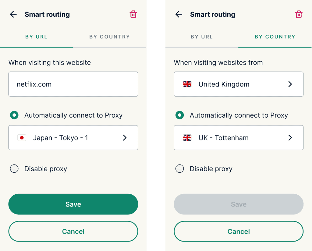 ExpressVPN hybrid browser extension smart routing