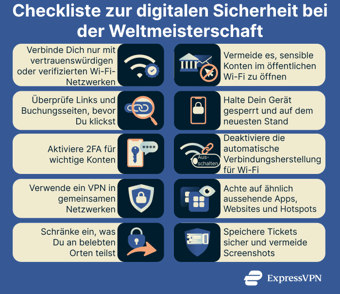 World Cup digital safety checklist