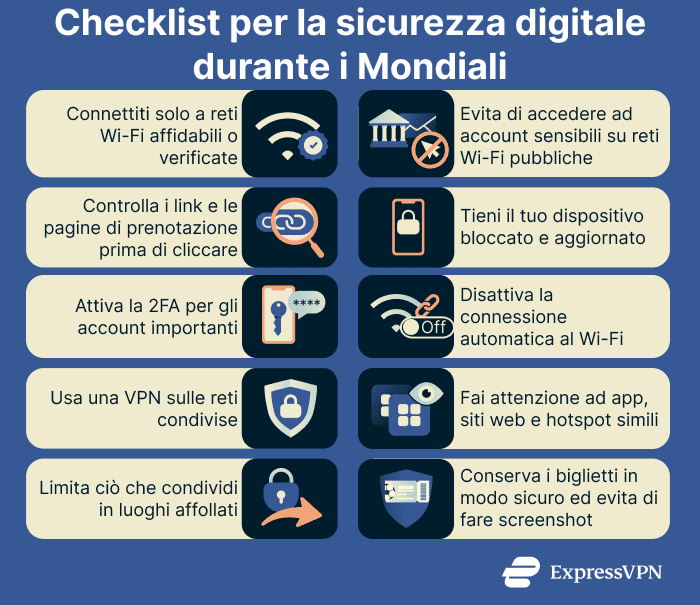 World Cup digital safety checklist
