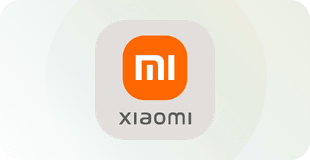 Логотип Xiaomi на светлом фоне
